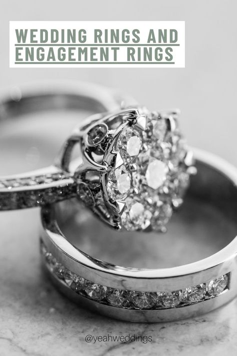 Wedding Rings and Engagement Rings 5000 Wedding, Wedding Ring Inspiration, Wedding Rings And Engagement, Unique Wedding Rings, Ring Inspiration, Wedding Ceremony Arch, Ceremony Arch, Wedding Rings Unique, Wedding Ring Designs