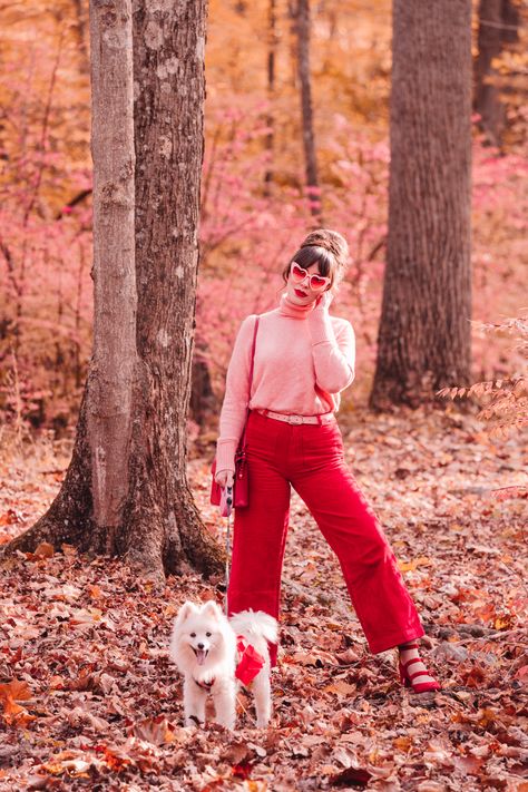 Pretty Pink Outfits, Red Christmas Outfit, Keiko Lynn, Monochrome Outfit, My Favorite Color, Valentines Outfits, Red Outfit, Pink Outfits, Look Vintage