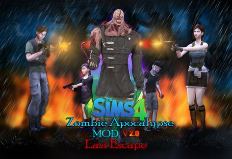 The Sims 4 Zombie Apocalypse  -MOD-  V 2.0.4 Last Escape Release Sims 4 Cc Zombie Apocalypse Patreon, Zombie Apocalypse Sims 4 Mod, Ts4 Zombie Apocalypse Cc, Sims 4 Horror Mods, Sims 4 Apocalypse Mod, Sims4 Apocalypse Cc, Ts4 Cc Apocalypse, Sims 4 Zombie Apocalypse Cc Clothes, Sims 4 Apocalypse Cc Clothes