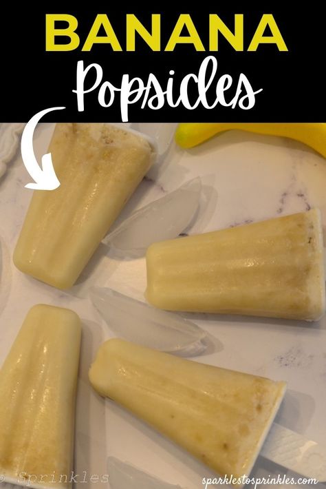 Easy Summer Snacks, Banana Popsicles, Banana Pops, Refreshing Snacks, Summer Loving, Summer Grilling Recipes, Mouthwatering Recipes, Party Food And Drinks, Summer Snacks