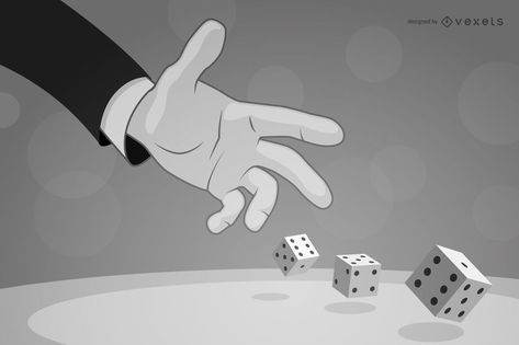 Hand throwing dices in black and white #AD , #PAID, #Affiliate, #throwing, #white, #black, #Hand Hand Throwing Reference, Hand Throwing Dice, Throwing Reference, Throwing Cards, Casino Tattoo, Happy Meme, Rolling Dice, Black And White Vector, Vector Game