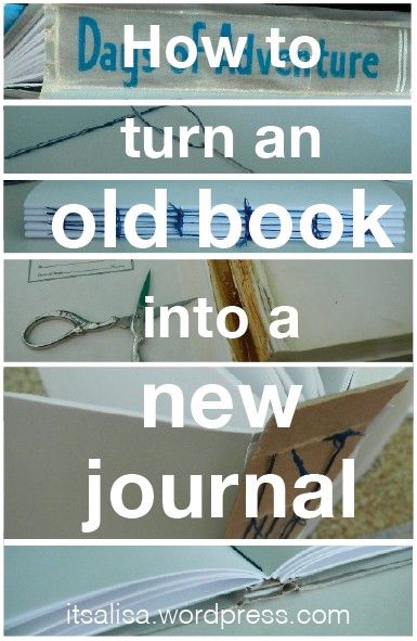 Travel Journal Diy, Buku Diy, Altered Book Journal, Old Book Crafts, Journal D'art, Journal Diy, Retirement Cards, Diy Journal, Handmade Journals