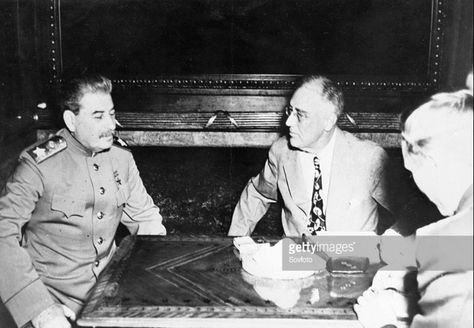 Stalin and roosevelt at the yalta conference, february 1945. Yalta Conference, Joseph Stalin, Soviet Union, History