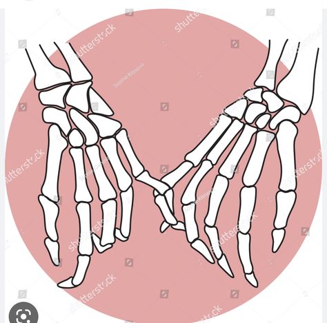 Skeleton Holding Hands Tattoo, Skeleton Holding Hands, Skeletons Holding Hands, Holding Pinkies, Holding Hands Tattoo, Skeleton Hands Holding, Tattoo Appointment, Hands Tattoo, Romance Art