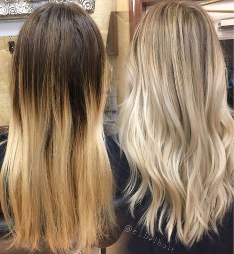 Balayage Before And After, Natural Balayage, Hair Regrowth Shampoo, Balayage Blond, Hair Blond, Dyed Blonde Hair, Balayage Blonde, Hair Color Light Brown, Balayage Hair Blonde