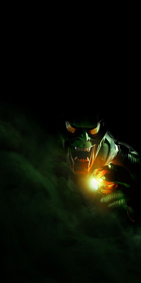 Villian Wallpapers Aesthetic, Green Goblin Pfp, Villian Wallpaper Aesthetic, Green Goblin Aesthetic, Green Goblin Wallpaper, Green Goblin Art, No Way Home Green Goblin, Goblin Spiderman, Villain Mentality