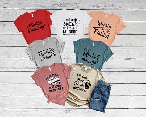 Cricut Universal Studios Shirt, Universal Studios Harry Potter Shirts, Universal T Shirt Ideas, Harry Potter Group Shirts, Universal Orlando Family Shirts, Universal Studios Group Shirts, Universal Studios Matching Shirts, Universal Studios Orlando Family Shirts, Universal Studios Outfit Family