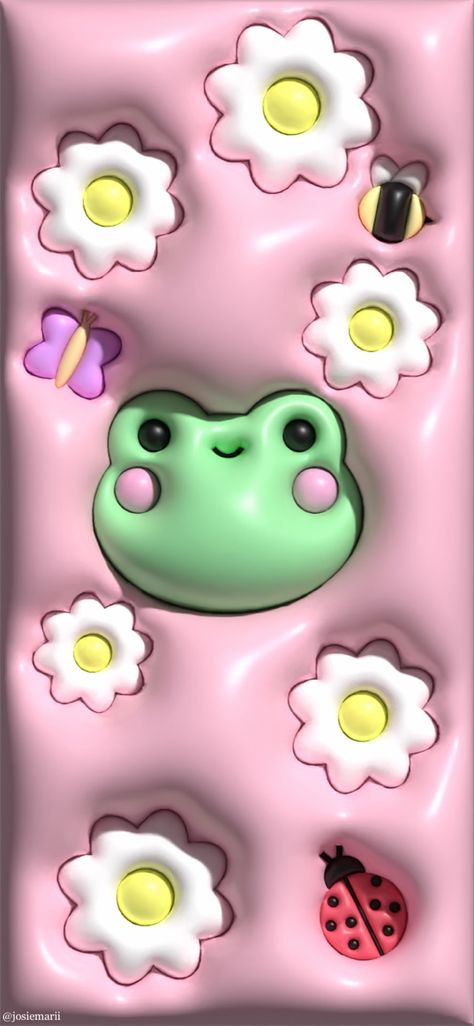 3d Wallpaper Ideas, Kawaii 3d Wallpaper, Frog Wallpaper Iphone, Wallpaper 3d Hd, Pastel 3d Wallpaper, Cute 3d Wallpapers For Phone, 3d Animal Wallpaper, 3d Phone Wallpaper Backgrounds, 3d Jelly Wallpaper