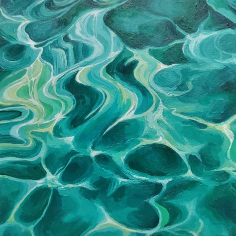 Water From Above Drawing, Water Surface Painting, Water Surface Drawing, Water Art Drawing, Paint Wallpaper, Water Abstract, Water Illustration, Texture Drawing, River Painting