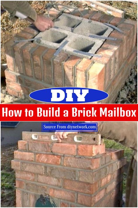 3 Mailbox Ideas, Mailbox Paver Ideas, Brick Mailbox Diy, Unique Mailbox Post Ideas Diy, Brick And Wood Mailbox Ideas, Brick And Stone Mailboxes, Bricked Mailbox Ideas, Driveway Mailbox Ideas, Masonry Mailbox Ideas