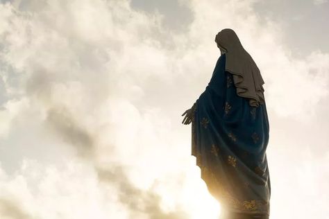 ‘Virgin Mary Statue’ Revelation 9, Greek Orthodox Church, Rosary Prayer, Pc Wallpaper, Falling From The Sky, The Virgin Mary, Holy Mary, Greek Orthodox, Holy Trinity