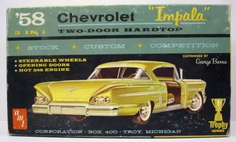 Mentor Ohio, Clear Chrome, Chevy Models, Monogram Models, Plastic Model Cars, Model Cars Kits, Scale Models Cars, Vintage Models, Box Car