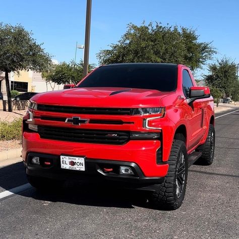 Cheyenne Truck, Chevy Silverado Single Cab, Silverado Single Cab, Chevrolet 4x4, Truck Chevrolet, Single Cab Trucks, Chevy Trucks Silverado, Lowrider Trucks, Dodge Challenger Srt Hellcat