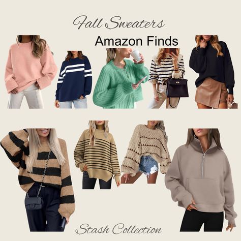 Stash  Collection's Amazon Page Amazon Aesthetic, Amazing Finds, Amazon Clothes, Oversize Fashion, Outdoor Fashion, Found On Amazon, Fall Sweaters, Favorite Products, Top Pick