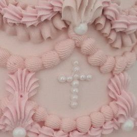 Cakes by Dominique on Instagram: "For Angela on her special day ✝️ 🎂 . . . . #brisbanecakes #cake #cakesofinstagram #buttercream #birthdaycake #colourmillmade #cakereels #lambethcake #lambeth #bridalshowercake #henspartycake #vintage #vintageweddingcake #vintagecake #retro #retrocake #satisfyingvideos #satisfying #mesmerizing #hypnotic #timelapsevideo #timelapse #cakepiping #asmrfood #asmr #christeningcake #baptismcake #baptism #christening #dreamy" Vintage Baptism Cake, Baptismal Cake, Vintage Baptism, Cake Piping, Christening Cakes, Baptism Cake, Christening Cake, Bridal Shower Cake, Wedding Cakes Vintage