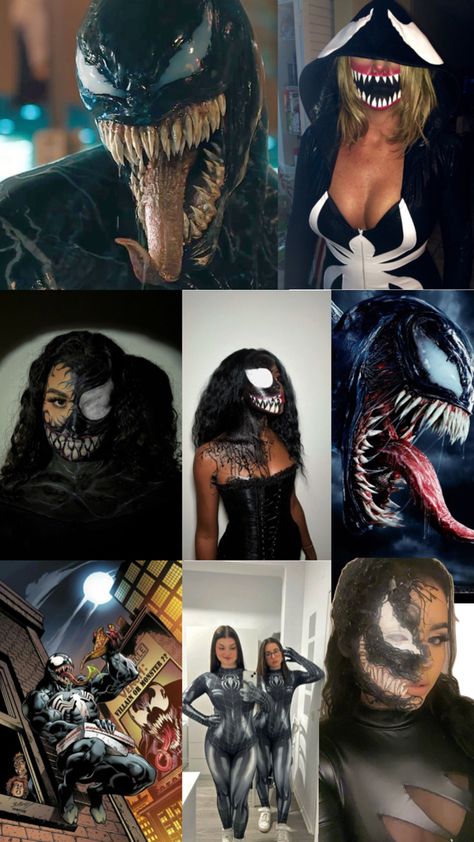 Venom Costume Female, Venom Costume, Woman Costume, Halloween Inspo, Venom, Halloween Ideas, Halloween Outfits, Costume Ideas, Halloween