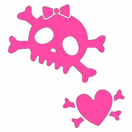 girlie skull | girly skull tattoo | Gallery Best Tattoo Girly Skull Tattoos, Girly Skull, It Tattoo, Skull Y2k, Flame Tattoo, Tattoo Pics, Heart Skull, Purple Skull, Hand Doodles