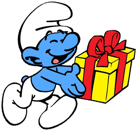 Christmas Smurfs, Smurf Christmas, Smurfs Cartoon, Smurfs Drawing, Smurfs Party, Lost Village, Disney Princess Cartoons, Blue Png, Cartoon Fun