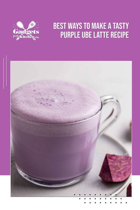 Ube Horchata Recipe, Ube Latte Recipe, Filipino Drinks, Ube Latte, Ube Dessert Recipe, Ube Dessert, Horchata Recipe, Ube Recipes, Filipino Cuisine