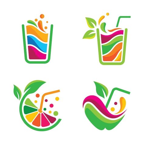 Fresh juice logo images illustration | Premium Vector #Freepik #vector #orange-water #orange-icon #orange #orange-splash Juice Shop Logo, Juice Logo Design Ideas, Fruit Juice Logo, Smoothie Logo, Juice Illustration, Illustrator Logo, Fruit Logo Design Ideas, Glowing Skin Diet, Fruit Collage