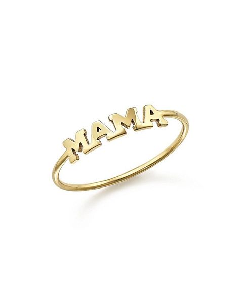 Mother's Day Gift Guide 2017: Best Personalized Jewelry for Moms - Zoe Chicco ring Mama Ring, Vintage Engagement Rings Art Deco, Blue Diamond Engagement Ring, Morganite Engagement Ring Set, Pink Morganite Engagement Ring, 14k White Gold Diamond Ring, Vintage Engagement Rings Sapphire, Mom Ring, Zoe Chicco