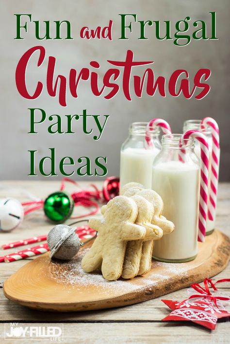 A list of fun and frugal Christmas party ideas to help inspire a cost-effective way to enjoy the holiday without going broke. #Christmasparty #frugalliving #christmasparty #christmas via @slavila Homeschool Christmas, Christmas Tips, Budget Christmas, Christmas Party Ideas, Frugal Christmas, Frugal Family, Christmas Planning, Cheap Christmas, Christmas On A Budget