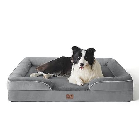 Grey Dog Bed, Dogs Big, Pet Couches, Foam Sofa, Dog Sofa Bed, Memory Foam Dog Bed, Pet Sofa, Orthopedic Dog Bed, Grey Dog