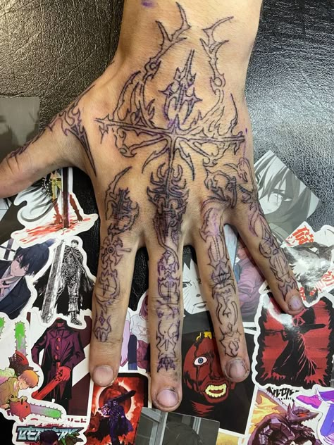 Bro Tattoos, 90 Anime, Black Ink Tattoos, Hand Tattoo, Beauty Tattoos, Tattoo Design Drawings, Piercing Tattoo, Body Mods, Inspirational Tattoos