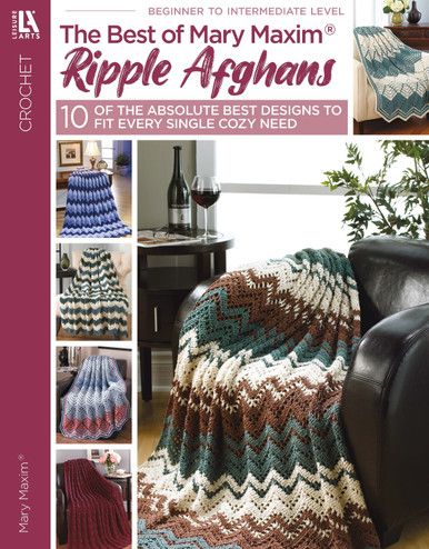 Download Easy Ripple Afghan Crochet Patterns in The Best of Mary Maxim Ripple Afghans crochet ripple afghan patterns Crochet Ripple Afghan Pattern, Motifs Afghans, Ripple Afghan Pattern, Crochet Ripple Afghan, Crochet Ripple Blanket, Ripple Afghan, Afghans Crochet, Mary Maxim, Crochet Quilt