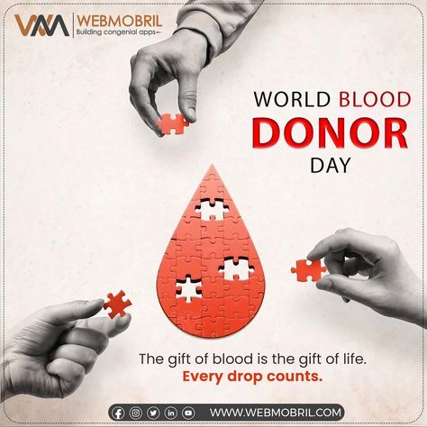 "The Gift of Life: Every Drop Counts in the Precious Gift of Blood." . . #WorldBloodDonorDay #worldblooddonorday2023 #विश्व_रक्तदाता_दिवस #BloodDonorDay #GiveLifeGiveBlood #BeTheReason #SaveLives #DonateBlood #BeAHero #BloodDonation #SpreadHope #GiveBack #MakeADifference #LifeSaver #BloodDonorHeroes #DonateSaveRepeat Blood Donation Posters, Blood Donation Day, World Blood Donor Day, Jewellery Designing, Blood Donor Day, Donating Blood, Adobe Photoshop Design, Awareness Poster, Blood Donor