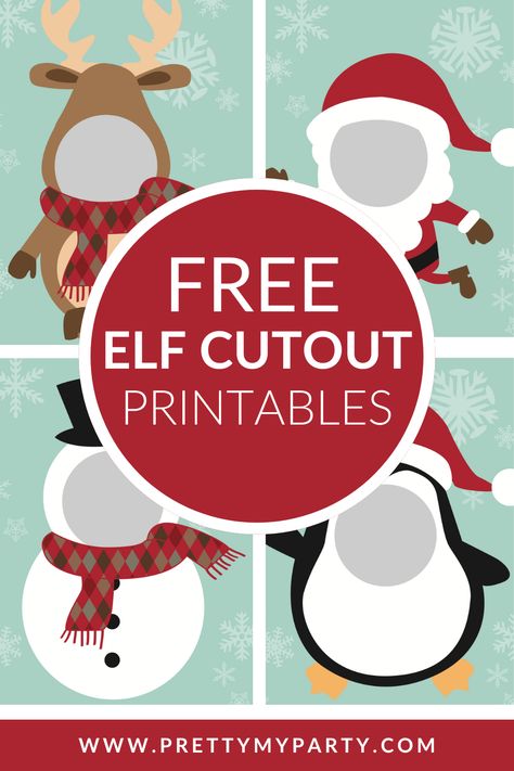 Free Elf on the Shelf Cutout Printables Elf Yourself Template, Elf Pictures Free Printables, Elf On The Shelf Ideas Free Printables, Elf Yoga Free Printable, Elf Yourself Template Free Printable, Elf Yourself Craft Template Printable, Elf Body Template Printable, Elf Face Template Free Printable, Elf Template For Photo