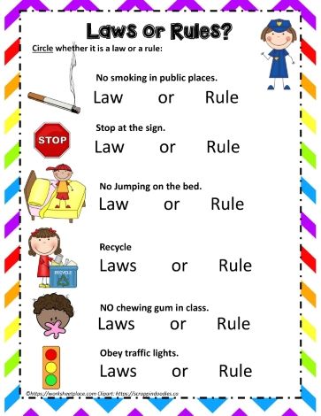 Rules And Laws 2nd Grade, Rules And Laws First Grade, Homeschooling Lessons, Diy Christmas Candy, Rules And Laws, Healthy Halloween Treats, Healthy Halloween, Kindergarten Teaching, Fun Christmas Crafts