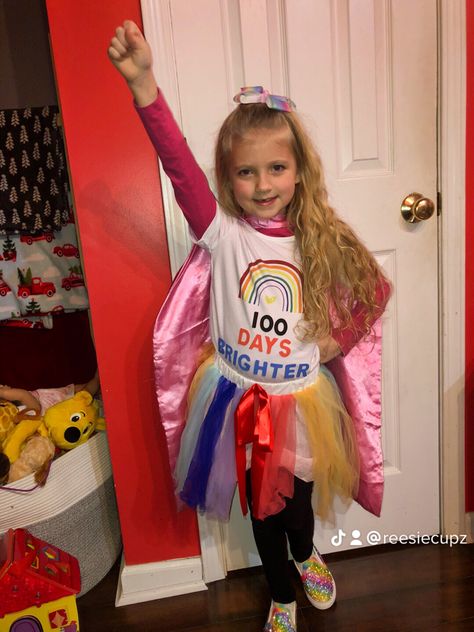 100 days brighter (like a rainbow) 100th Day Of School Outfit, 100 Days Of School Outfit, 100 Days Brighter, 2023 School, Outfit Ideas For Church, Questions To Ask Your Boyfriend, Romantic Questions, Latina Outfit, Outfits Baggy