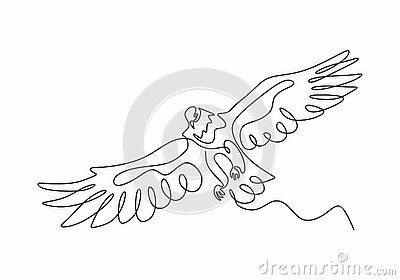 Small Flying Eagle Tattoo, Single Line Eagle Tattoo, Eagle Line Tattoo, Eagle Outline Tattoo, Hawk Tattoo Small Outline, Eagle Line Art, Eagle Line Drawing, Hawk Line Art, Eagle Outline