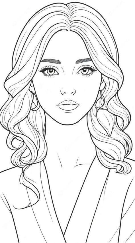 Click the link above and dive into the magical world of creativity on our Pinterest account. Discover a variety of coloring pages that await your inspiration! 😂🤭 Teacher Coloring Pages, People Coloring Pages, Fashion Coloring Book, Pencil Drawings Of Girls, Drawing Pictures, Images Kawaii, Free Coloring Sheets, Pattern Coloring Pages, Hair Drawing