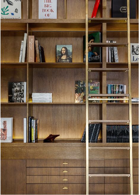 Terrazzo Floors, Joinery Details, Home Library Design, Design Practice, Library Design, E Type, Shelf Design, Wall Cladding, Home Library