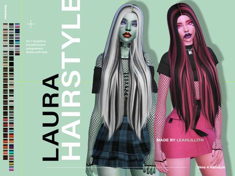 Laura Hairstyle Found in TSR Category 'Sims 4 Female Hairstyles' 4 Piercings, Sims 4 Cc Goth, Boyfriend Hair, Download Sims, Los Sims 4 Mods, Sims 4 Anime, Pelo Sims, Sims 4 Cc Makeup, Sims 4 Toddler