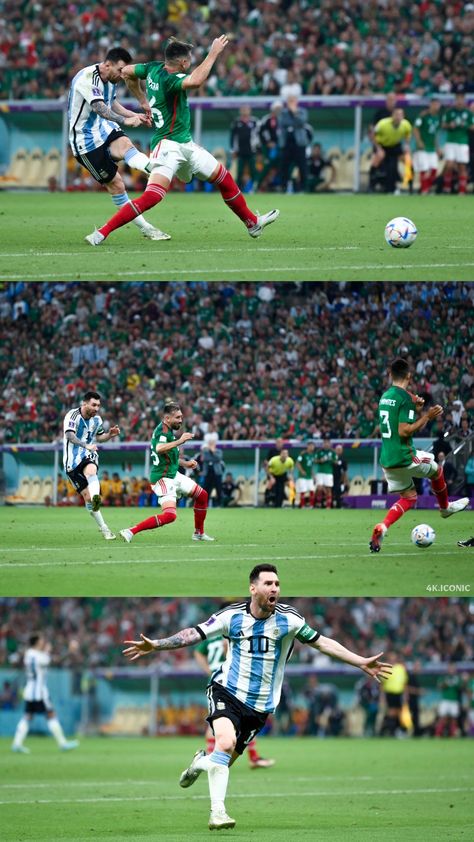 Messi Vs Mexico, Messi Qatar 2022, Argentina Vs Mexico, Messi Qatar, Argentina Champions, Just Argentina, Aesthetic Football, Argentina World Cup, Messi Videos