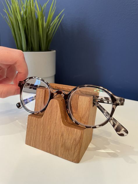 Wooden Glasses Stand, Eye Glasses Holder, Woodworking Gifts, Wooden Glasses, Glasses Stand, Personalised Glasses, Sunglasses Box, Nose Piece, Glasses Holder