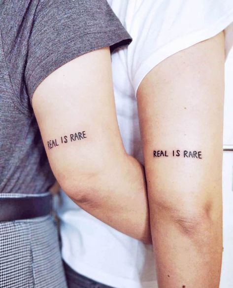 Best Friend Tattoo Quotes, Unique Best Friend Tattoos, Friendship Tattoos For 3, Small Friendship Tattoos, Matching Friendship Tattoos, Soul Sister Tattoos, One Best Friend, Small Best Friend Tattoos, Cute Best Friend Tattoos