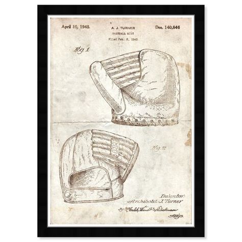 Vintage baseball decor