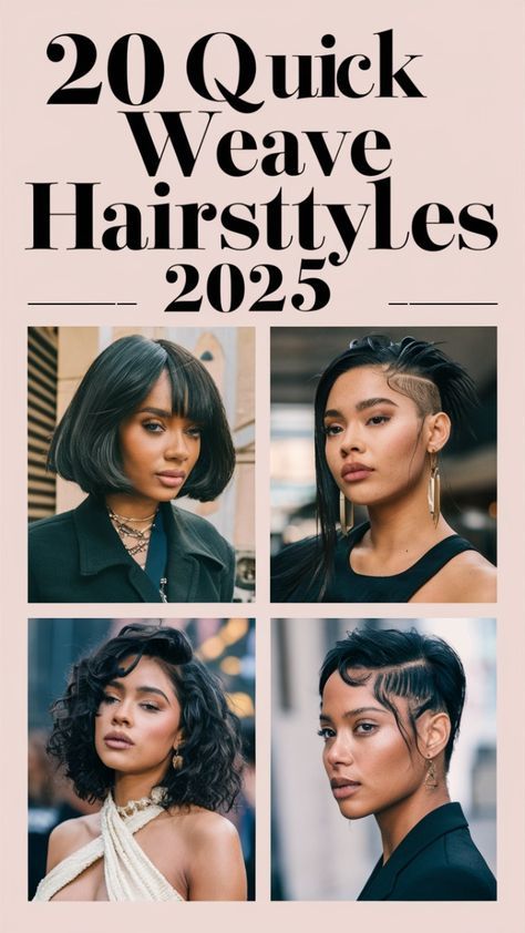 Quick Weave Hair Styles For Black Women, Wavy Weave Hairstyles For Black Women, Protective Weave Hairstyles, Quick Weave No Leave Out, Quick Weave Styles Black Women, Quick Weave With Leave Out, Quick Weave Hairstyles Half Up Half Down, Black Hair Quick Weave, Short Quick Weave Styles