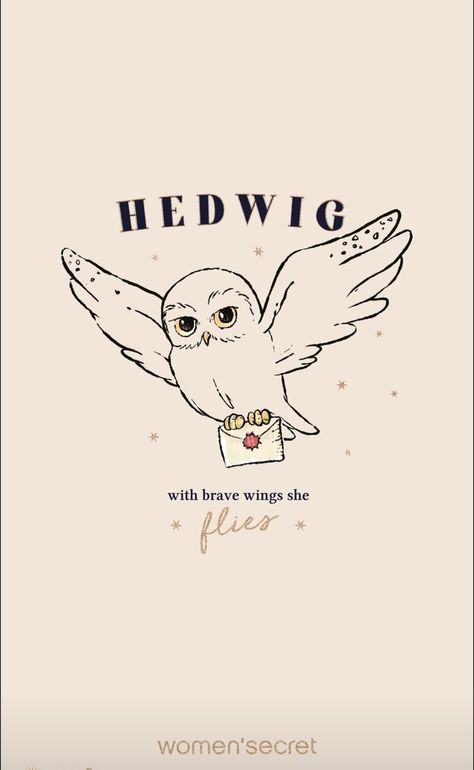 Dobby Harry Potter Art, Hedwig Wallpaper, Happy Potter Wallpaper, Edwige Harry Potter, Harry Potter Birthday Cards, Classe Harry Potter, Harry Potter Iphone, Harry Potter Art Drawings, Harry Potter Hedwig