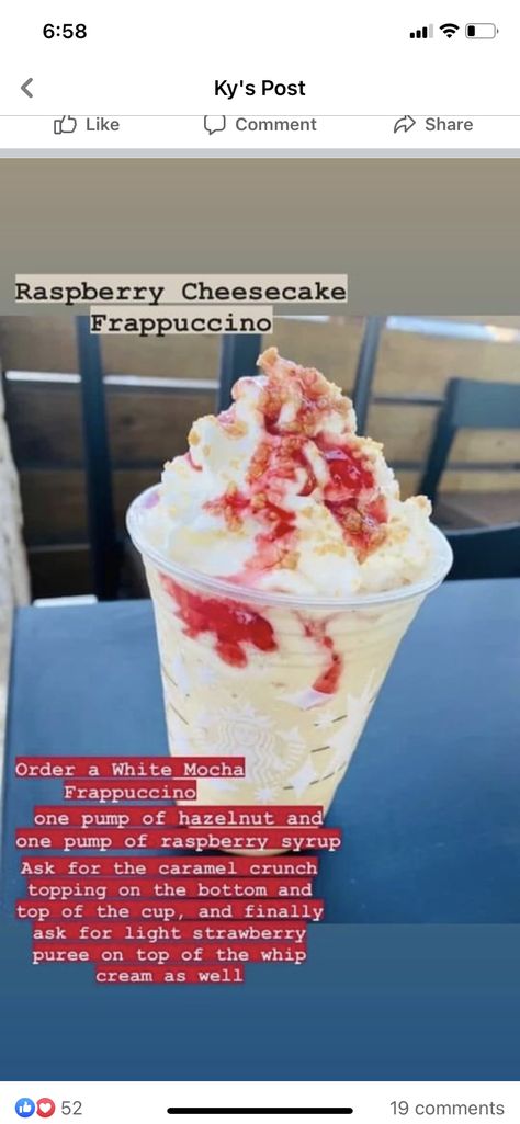 Starbucks Recipes Cheesecake, Starbucks Cheesecake, Starbucks Cheesecake Frappuccino, Starbucks Drinks Cheesecake, Starbucks Raspberry Drinks, Cheesecake Frappuccino Starbucks, Starbucks Drinks With Raspberry Syrup, Raspberry Cheesecake Frappuccino, Strawberry Cheesecake Frappuccino