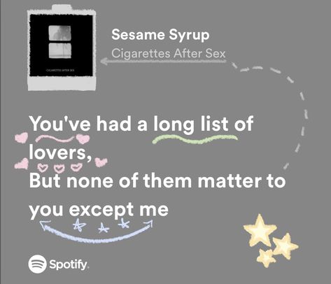 Sesame Syrup, Crush Facts, Meaningful Lyrics, Music Motivation, Song Suggestions, Spotify Lyrics, Lyrics Aesthetic, Me Too Lyrics, Music Mood