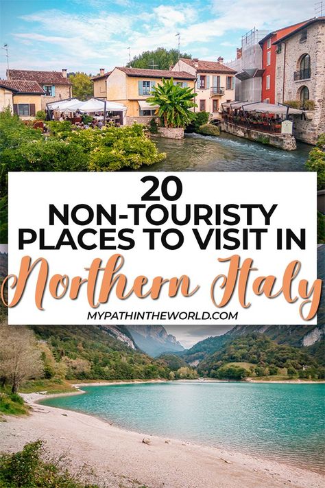 Northern Italy hidden gems: A north Italy travel guide of non-touristy beautiful places to visit North Italy Travel, Beautiful Places In Italy, North Italy, North Of Italy, Northern Italy Switzerland Itinerary, Italy North, Northern Italy Itinerary, Northern Italy Road Trip, Italy Off The Beaten Path