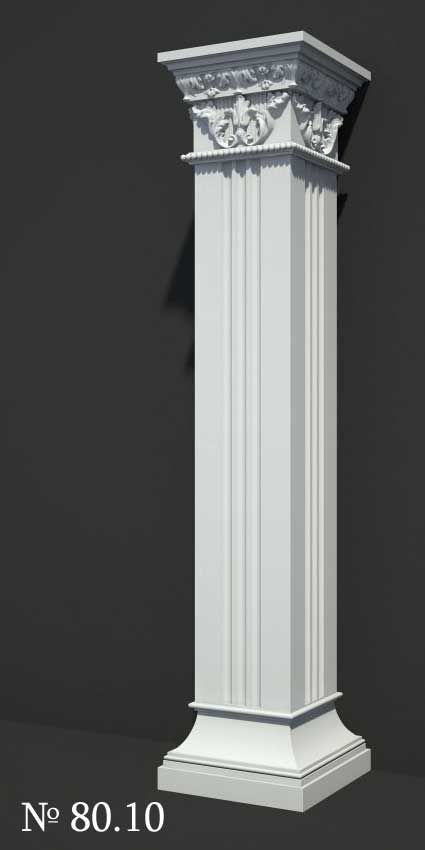 Column Design Exterior, Square Pillar Design, House Pillar Design, Pillar Decor, House Pillars, Column Cladding, Modern Column, Classic Column, Wall Panel Molding