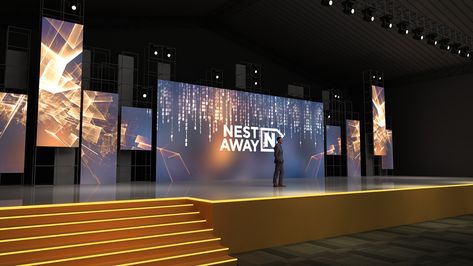 Keynote Stage Design, Led Stage Design Events, Event Set Design, Concert Stage Design Backdrops, Modern Stage Design, Awards Stage Design, Led Stage Design, Corporate Stage Design, Event Stage Design Ideas