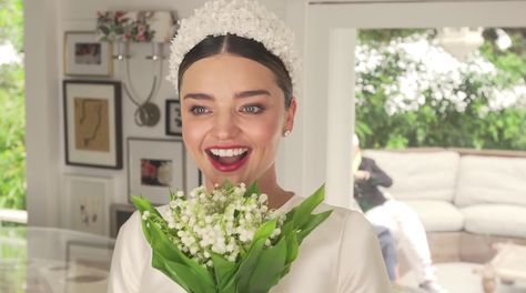 Miranda Kerr Wedding Dress Miranda Kerr Wedding, Miranda Kerr Dress, Dior Wedding Dresses, Grace Kelly Wedding Dress, Grace Kelly Wedding, Dior Gown, Miranda Kerr Style, Vogue Dress, Miranda Kerr