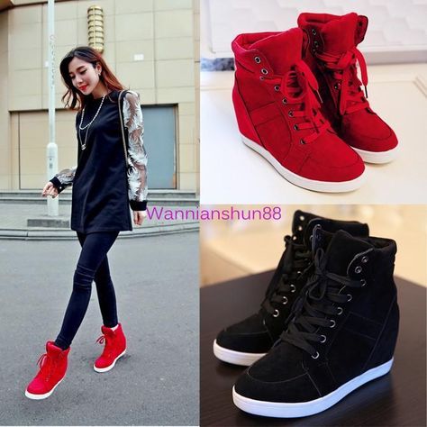 High Tops Women, Casual Pumps, Minimalist Shoes, Winter Ankle Boots, Elegante Casual, Wedge Ankle Boots, Shoes Heels Wedges, Heel Ankle Boots, Womens Athletic Shoes